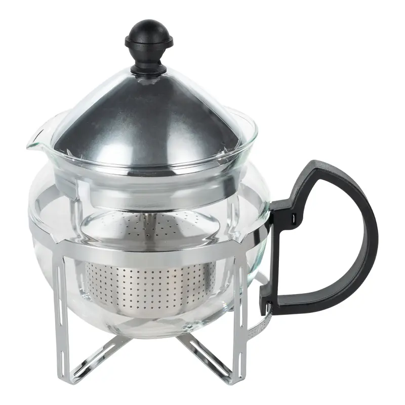 Classic 20 Oz Glass And Stainless Steel Tea Press By Service Ideas 1