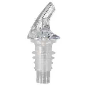 Clear Spout Free-Flow Pourer – Spill-Stop Posi-Por 2000 Series (12-Pack), Final Sale 1