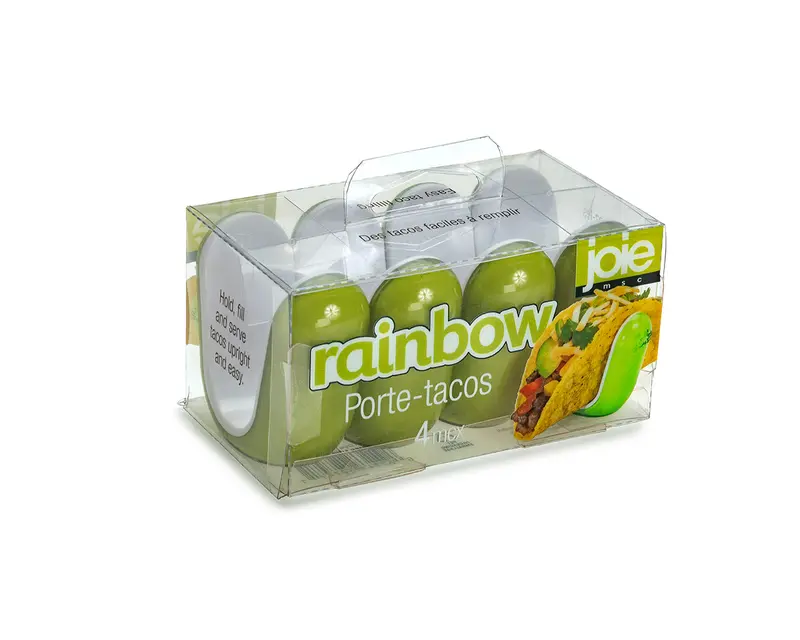 Colorful Rainbow Taco Stand For Easy Serving And Display 1
