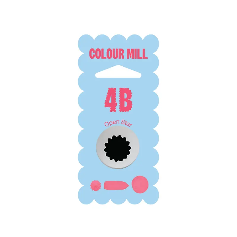Colour Mill 4B Open Star Food Colour – Medium Oil-Based Baking Dye 1