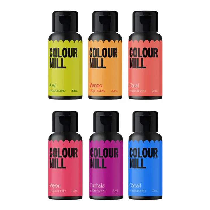 Colour Mill Aqua Blend Food Colouring – 20Ml Tropical Collection 1