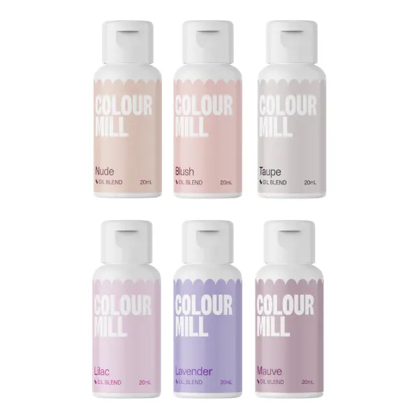 Colour Mill Oil-Based Food Colour – Bridal Palette (20 Ml) 1