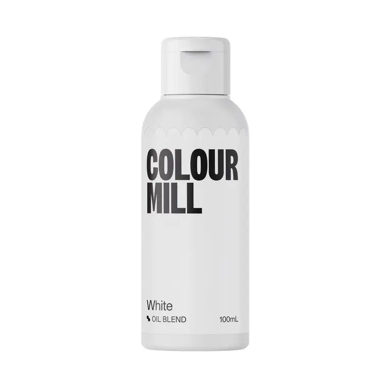 Colour Mill White Oil-Based Food Colouring – 100 Ml Pure Opaque Base 1