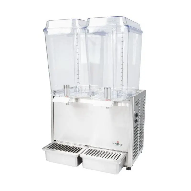 Crathco D25-3 Bubbler Beverage Dispenser – Dual 5-Gallon Cold Drink System 1