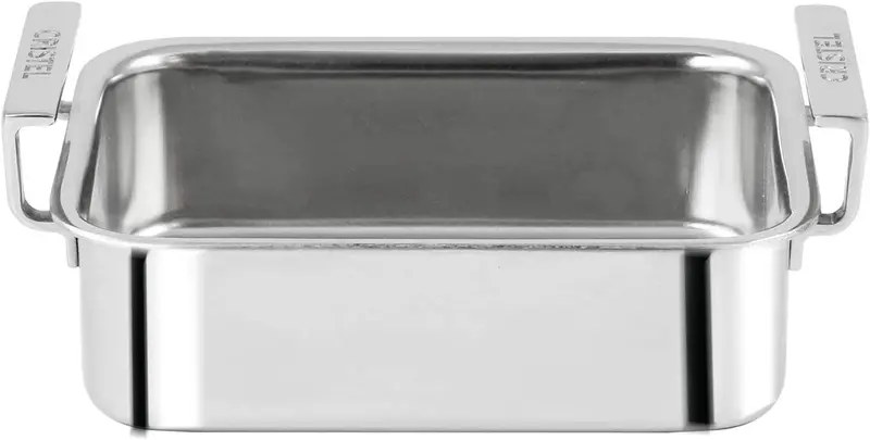 Cristel 3-Ply Stainless Steel Roaster – 4" X 4.5" X 2" Oven-Safe Baking Dish 1