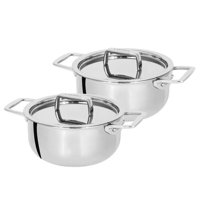 Cristel Castel'Pro Mini Collection 2-Pack 0.35-Qt Stewpans With Lids 1