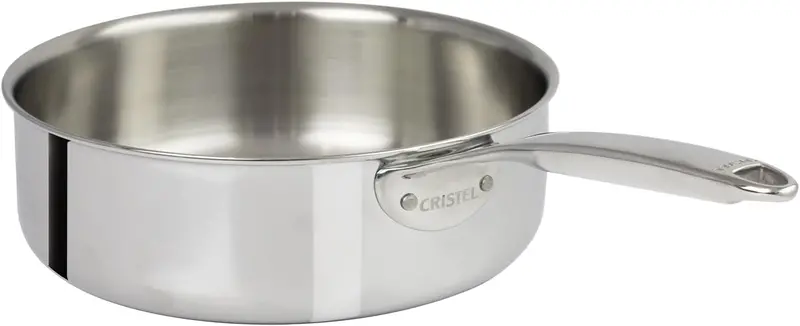 Cristel Castel'Pro Ultraply 3.5-Quart Stainless Steel Saute Pan 1