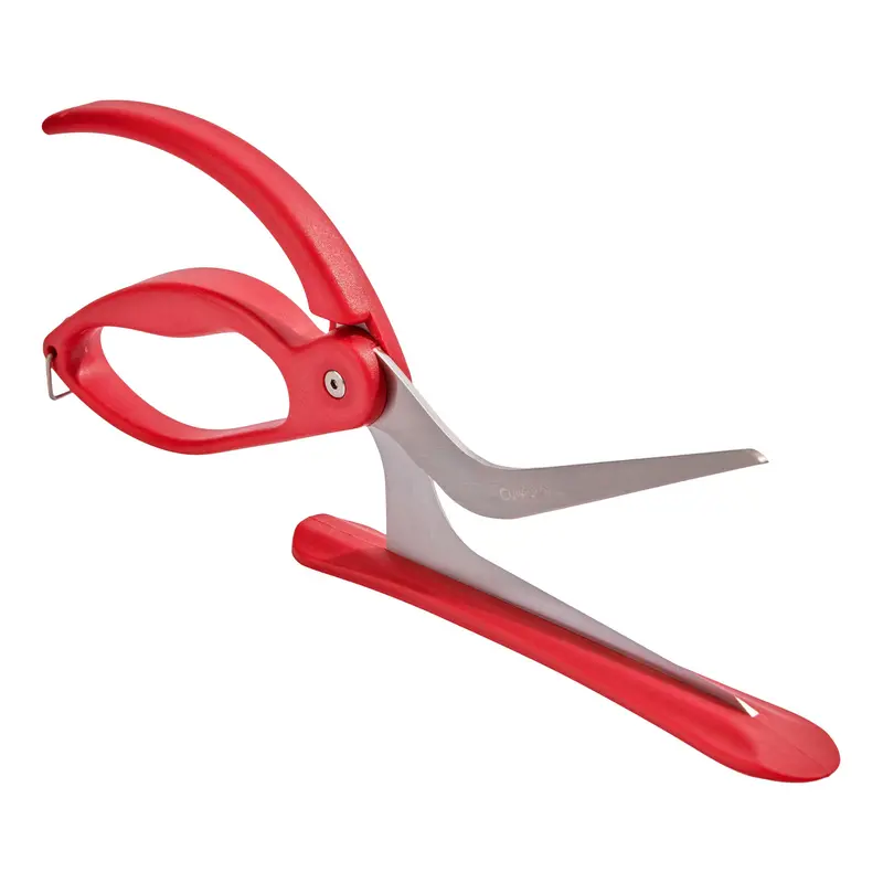 Cuisipro Heavy-Duty Pizza Shears – Ergonomic Red Handle 1