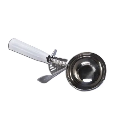 Culinary Essentials 859081 Size #6 Dishers – White Ice Cream Scoop (4.7 Oz Capacity) 1