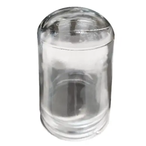 Daltco Clear Glass Globe Bulb Protector – 6.65" × 3.35" Protective Cover For Vintage Lighting 1