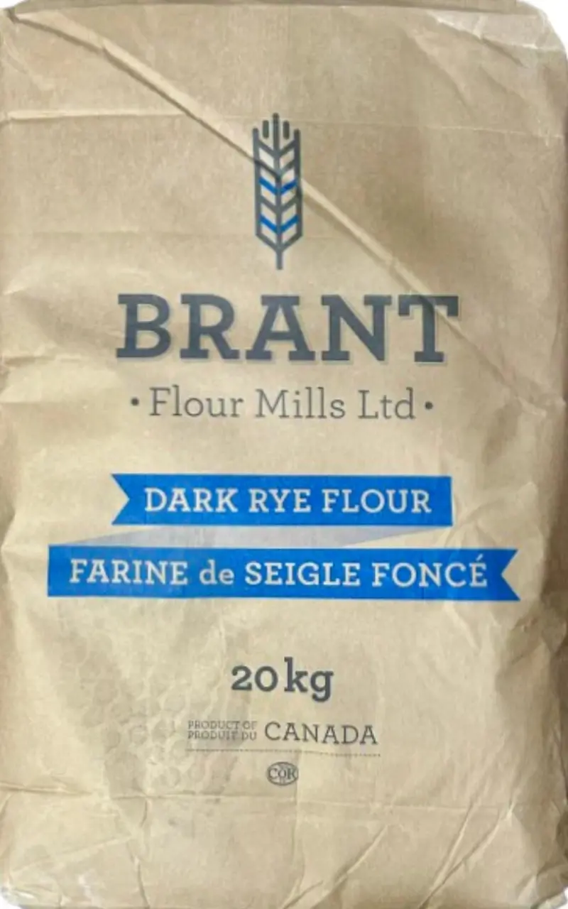 Dark Rye Flour – 20 Kg Bulk Bag (Local Pickup Required) 1