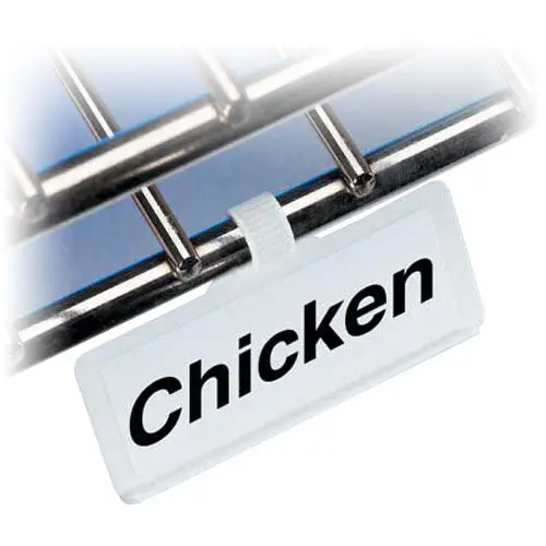 Daymark Clip-On Shelf Label Holders – 25-Pack For Clear Product Identification 1