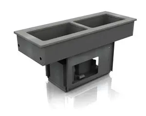Delfield 8169-Efn Refrigerated Cold Well Drop-In Unit – 3-Pan Narrow Liquitec, 115V – Final Sale 1