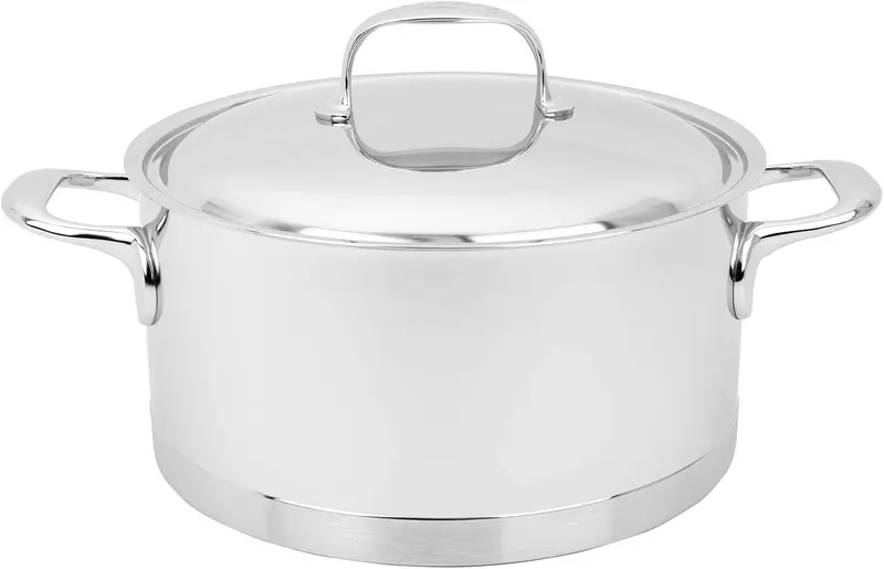 Demeyere Atlantis 5.5-Quart Stainless Steel Casserole Pot With Lid 1