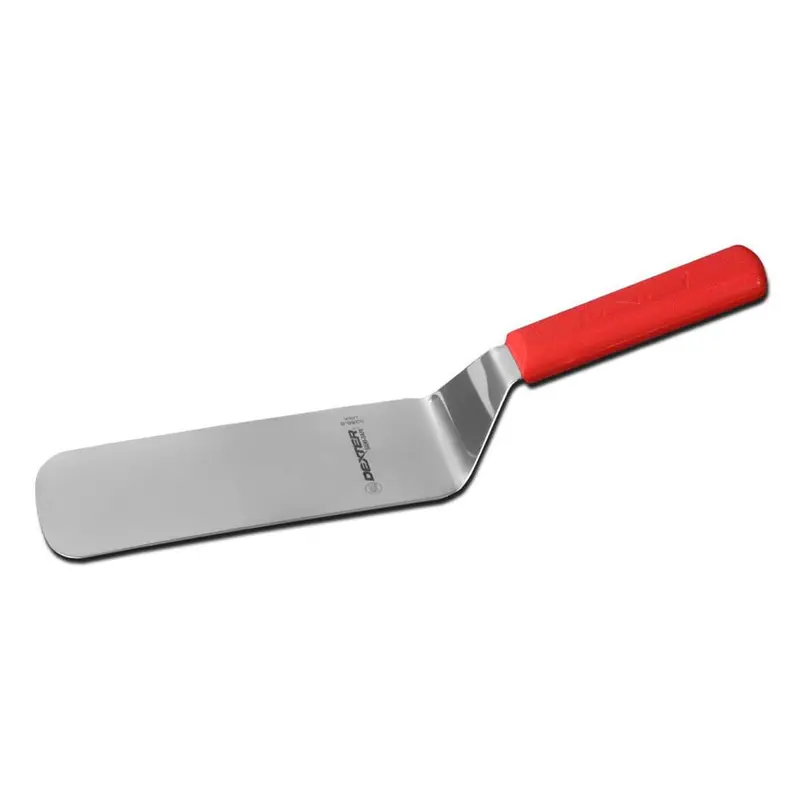 Dexter Basics Red Cake Turner — 8" X 3", Flexible Blade 1