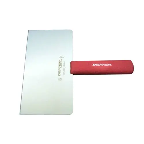 Dexter High-Heat Turner & Scraper – 8" X 3" Red Handle Blade Tool 1