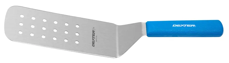 Dexter Sani-Safe Cool Blue Perforated 8" X 3" Turner 1