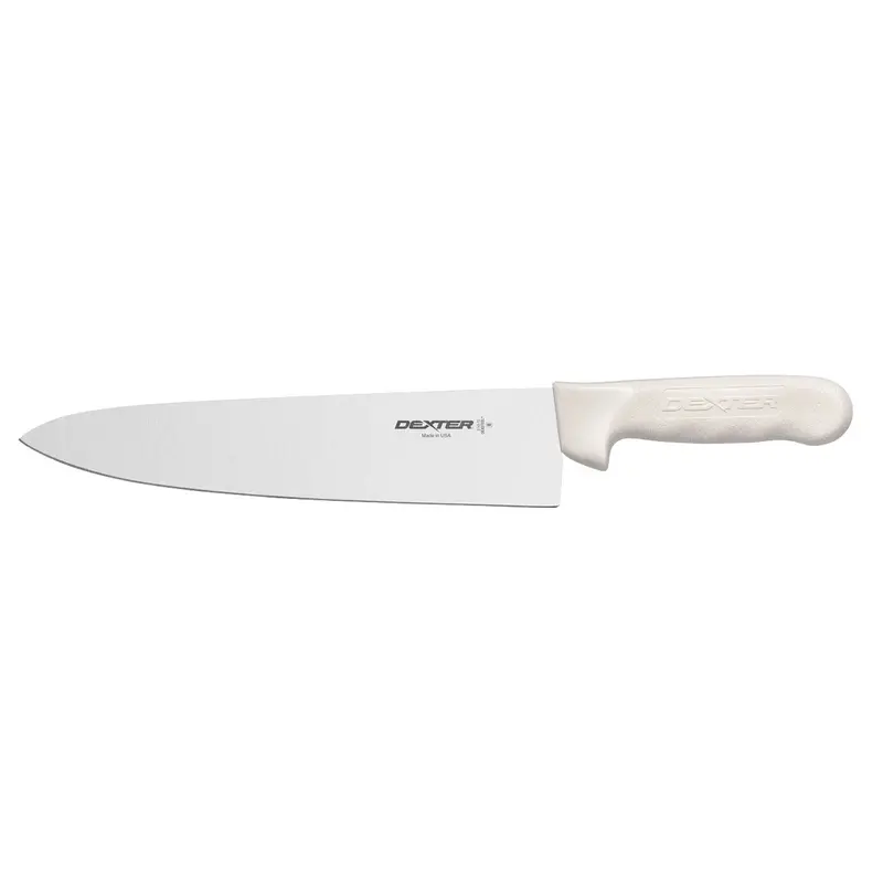 Dexter Sani-Safe S145-10Pcp 10" White Cook’S Knife – Nsf Certified 1