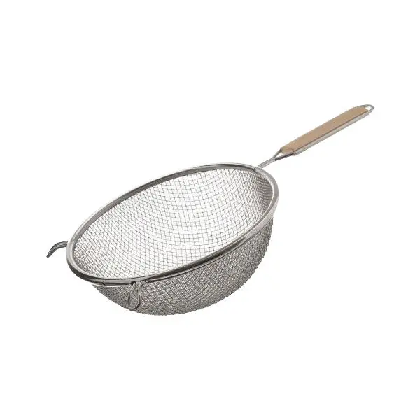 Dual-Layer Fine Mesh Strainer – 10.25-Inch Stainless Steel Sieve 1