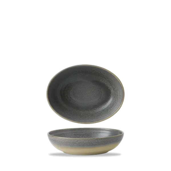 Dudson Evo Granite 6.5-Inch Serving Bowl In Grey (24-Pack) 1