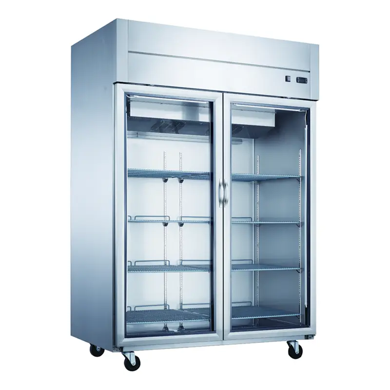 Dukers D55Ar-Gs2 Nsf-Certified Dual-Glass-Door Reach-In Refrigerator (55", 40.7 Cu Ft) 1