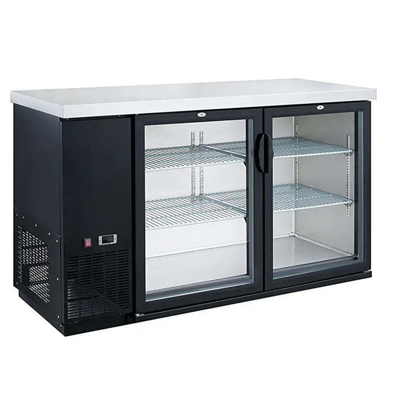 Dukers Dbb60-H2 Two-Swing-Door Back Bar & Beverage Cooler (60", 15.24 Cu Ft) 1