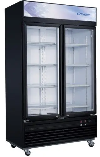 Dukers Dsm-41F Mid-Size Dual-Glass-Door Merchandiser Freezer (47.25"W) 1