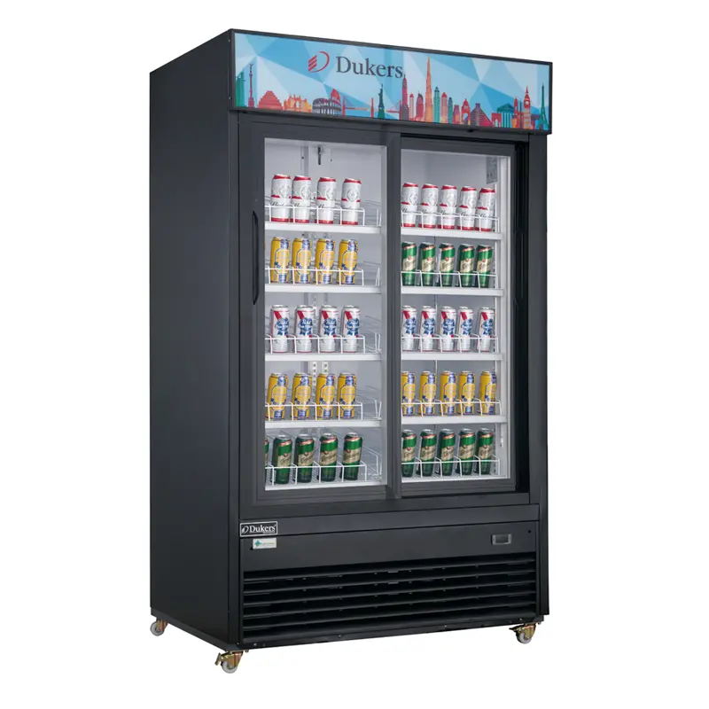 Dukers Dsm-47Sr 54-Inch Two-Door Glass Front Commercial Refrigerated Display Unit – 47.67 Cu. Ft., Nsf Listed 1
