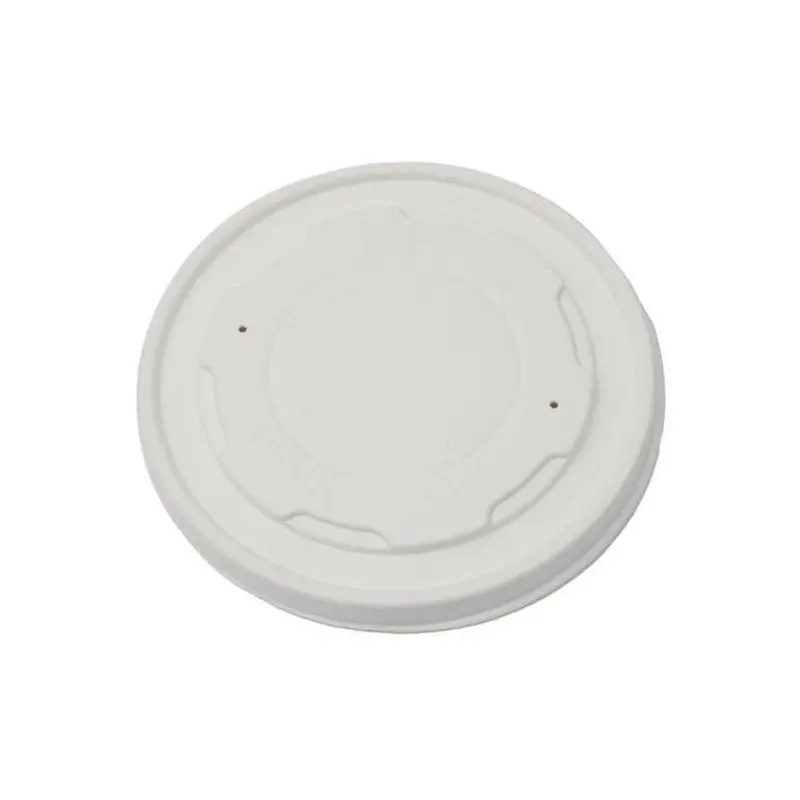 Eco-Packaging Compostable Fibre Lid For 12–32 Oz Paper Soup Cups (500-Pack) 1