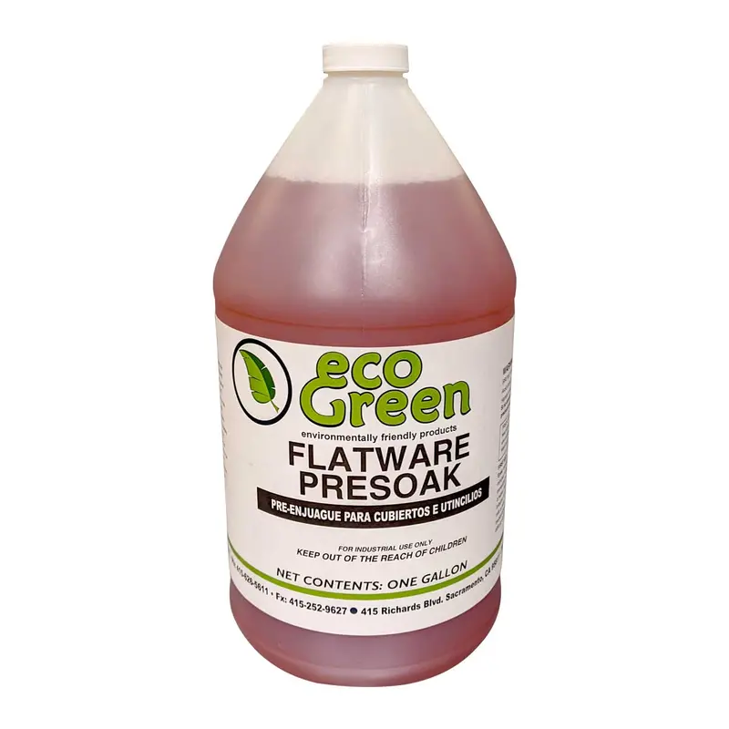 Ecogreen Flatware Presoak Solution – Concentrated Degreaser, 1-Gallon Container 1