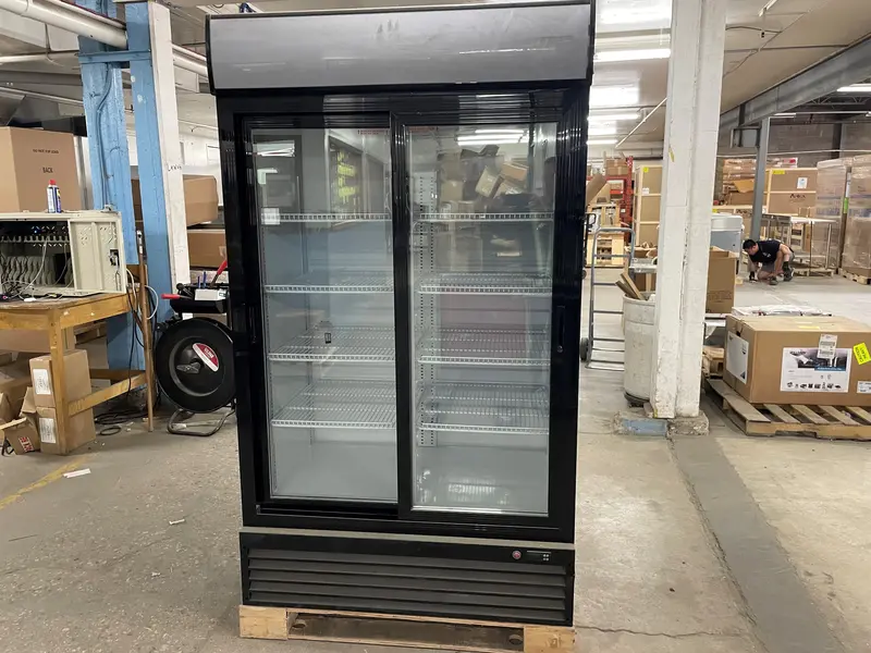 Efi C2S-45Gd Double Sliding-Glass Door Refrigerated Merchandiser – 115V Clearance 1