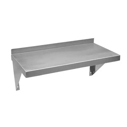 Efi Wall-Mount Utility Shelf – 12" Depth, Stainless Steel 1