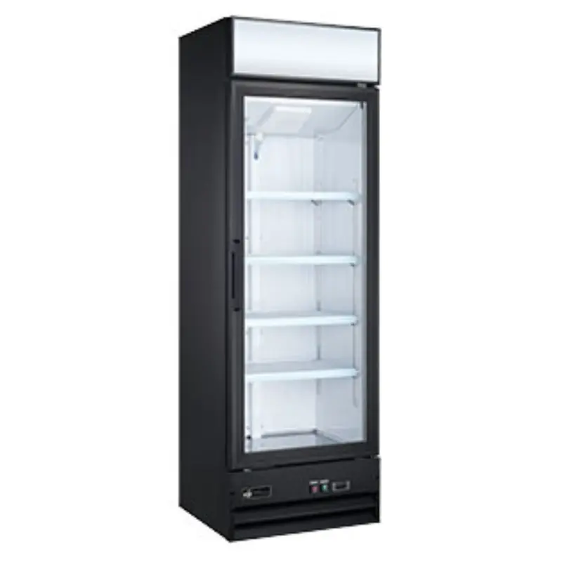 Efi X-Line F1-27Gdvcx 27-Inch Single-Glass-Door Reach-In Freezer – Matte Black Finish 1