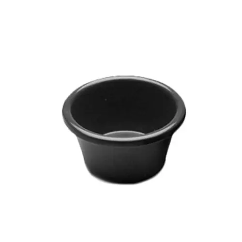 Elite Global Solutions Black Melamine Ramekin – Durable Mini Serving Cup 1