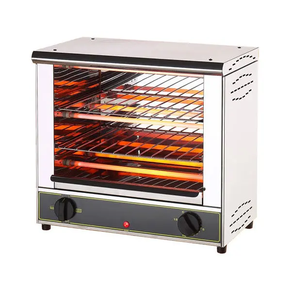 Equipex Bar200/1 Double-Deck Electric Toaster Oven & Cheesemelter – 18-Inch Width 1