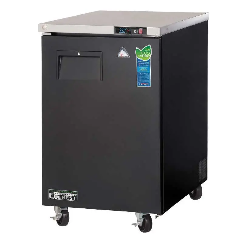 Everest Ebb23 Commercial 23-Inch Single-Section Back Bar Cooler – 8 Cu. Ft. 1