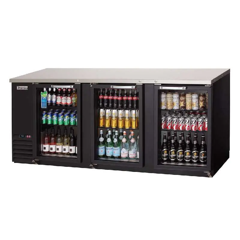 Everest Ebb90G – 89-Inch Stainless-Steel Back Bar Refrigerator Cooler 1