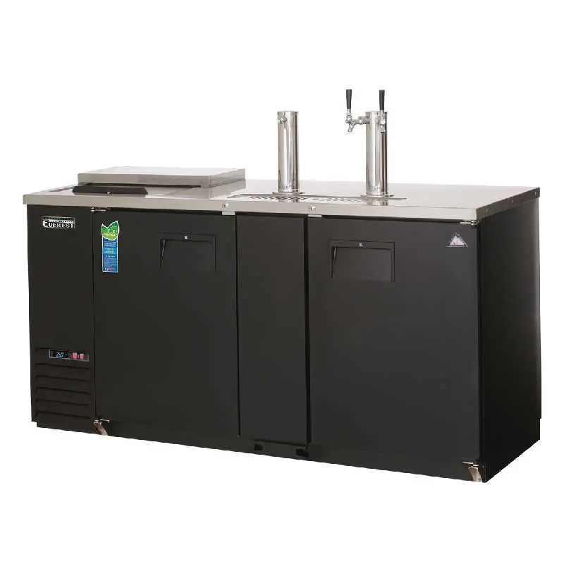 Everest Ebd3-Ct Commercial 68-Inch Club-Top Direct-Draw Keg Cooler & Beer Dispenser 1