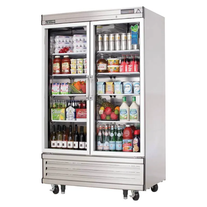 Everest Ebgr2 – 54-Inch Two-Glass-Door Reach-In Refrigerator (53 Cu. Ft.) 1