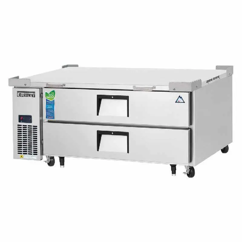 Everest Ecb52-60D2 Commercial 60-Inch Chef Base Refrigerator With Two Drawers 1