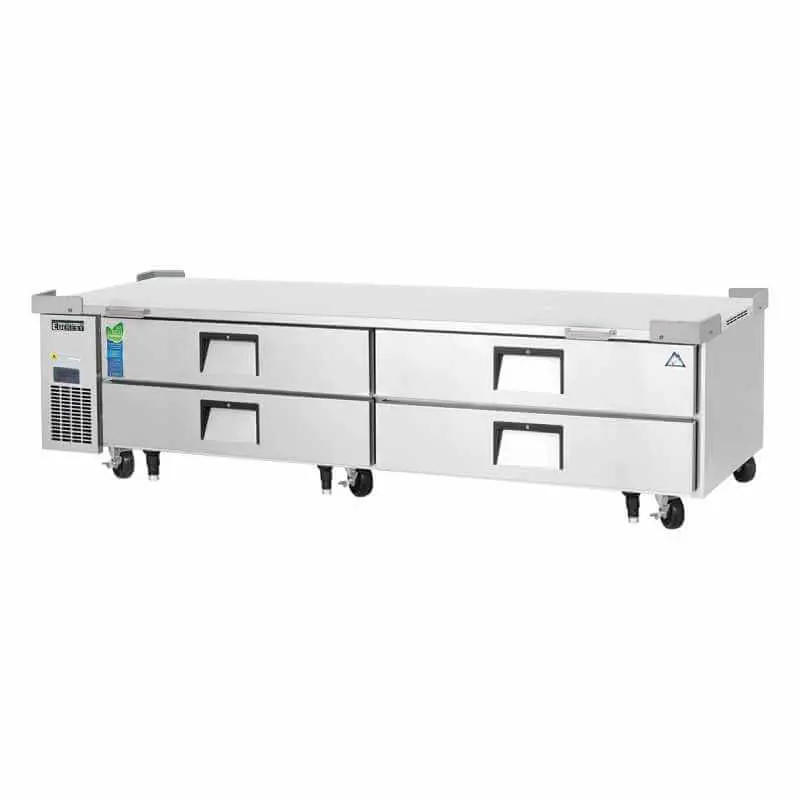 Everest Ecb96D4 Four-Drawer Chef Base Refrigerator – 95" Heavy-Duty Commercial Prep Station 1