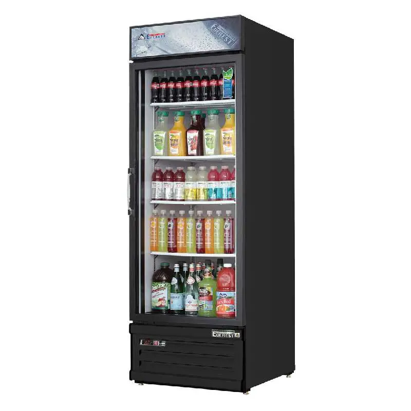 Everest Emgr24B Commercial 28-Inch Single-Door Glass Merchandiser – 25 Cu. Ft. 1