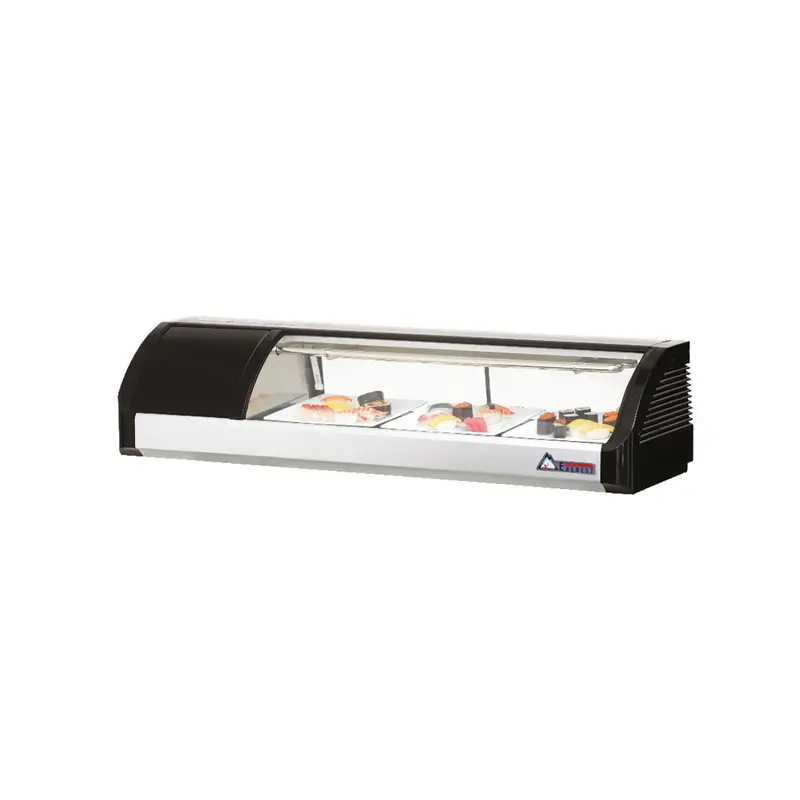 Everest Esc47L 48-Inch Left-Hinged Commercial Refrigerated Countertop Display Case 1
