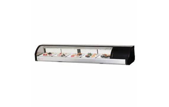 Everest Esc59R 59-Inch Right-Hinged Commercial Refrigerated Countertop Display Unit 1