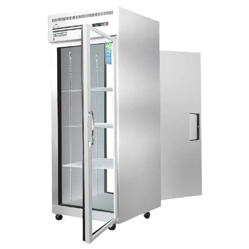 Everest Espt-1G-1S – 29-Inch Pass-Through Reach-In Refrigerator (1 Glass + 1 Solid Door, 23 Cu. Ft.) 1