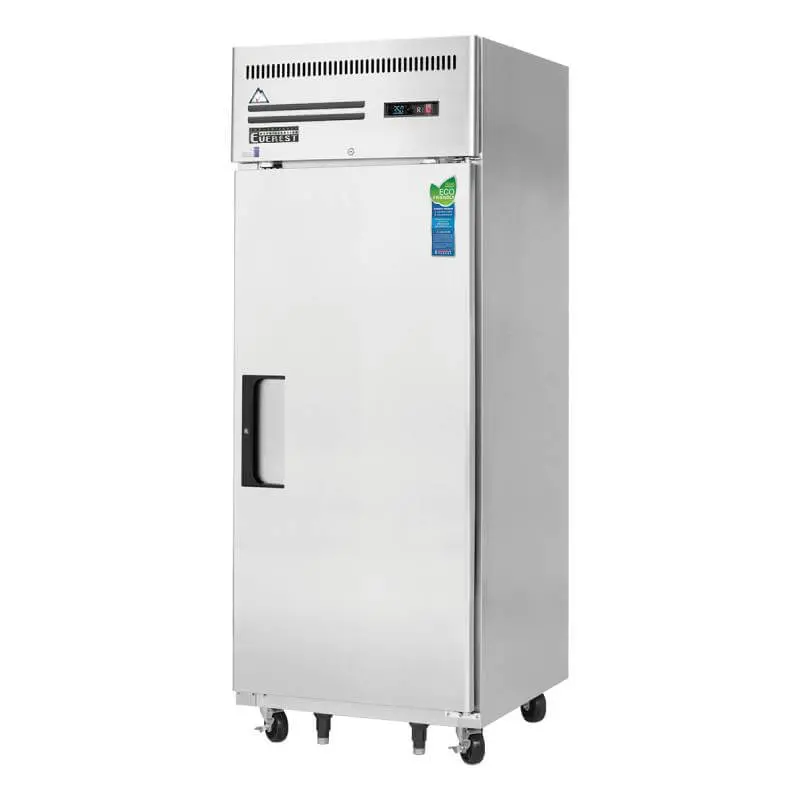 Everest Esr1 29-Inch Single-Solid-Door Stainless Steel Commercial Refrigerator – 23 Cu. Ft. 1