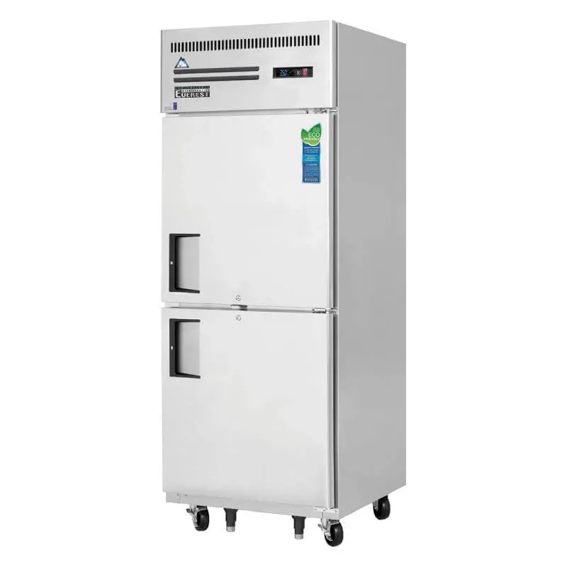 Everest Esrh2 29-Inch Dual-Solid-Door Commercial Reach-In Refrigerator – 23 Cu. Ft. Capacity 1