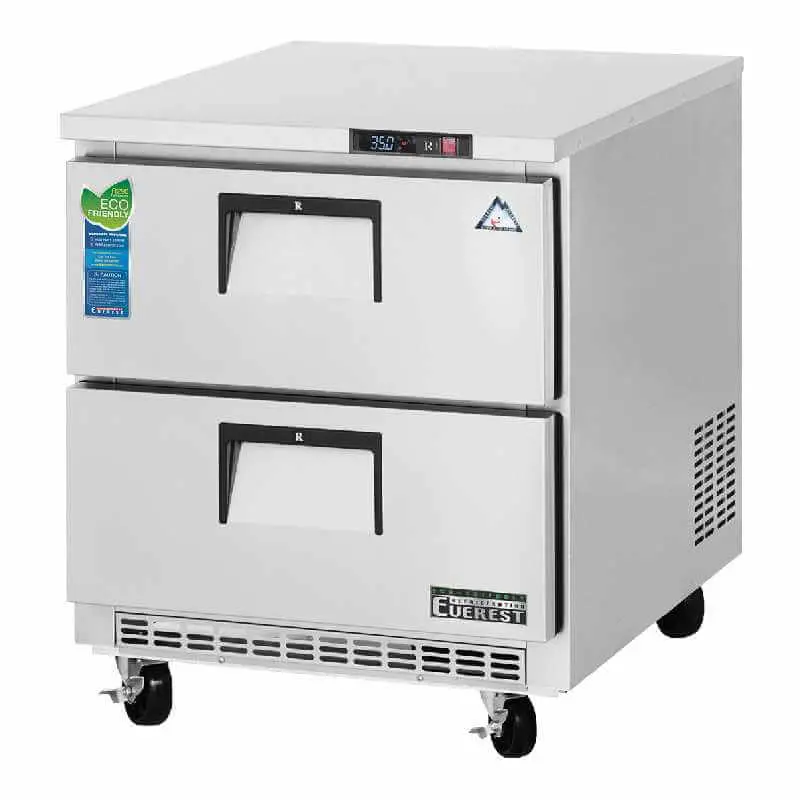 Everest Etbr1-D2 – 27-Inch Two-Drawer Commercial Undercounter Refrigerator 1