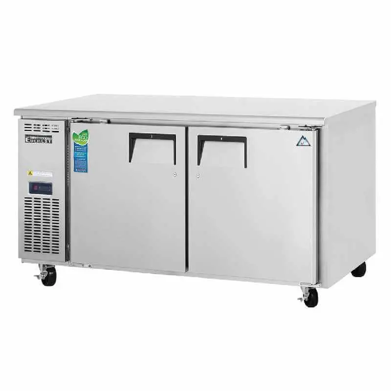 Everest Etwr2 – 59-Inch Commercial Undercounter Worktop Refrigerator 1