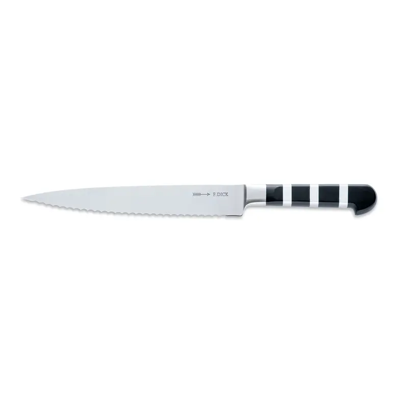 F. Dick 1905 Serrated 8.5-Inch Black Carving Knife 1